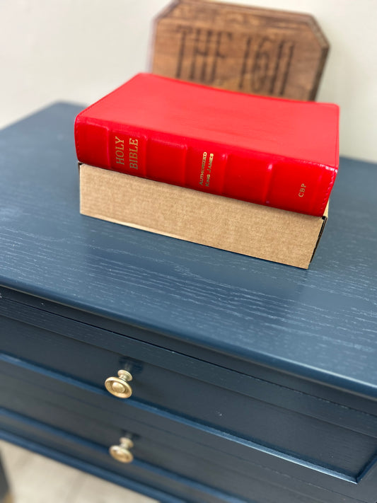 CBP Reference Bible Red Calfskin